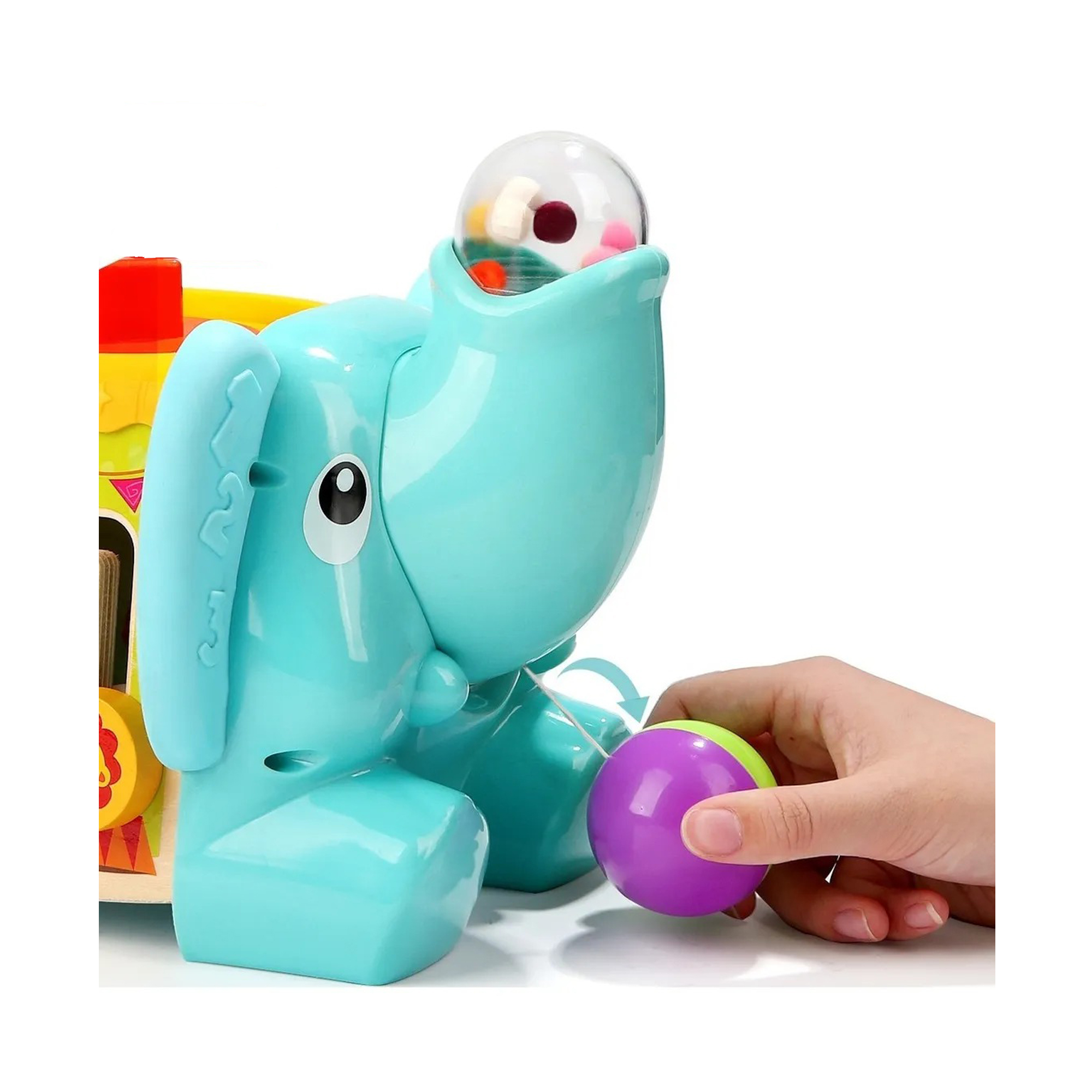 Foto 3 pulgar | Juego Didáctico Elefante 5 Actividades Topbright Multicolor