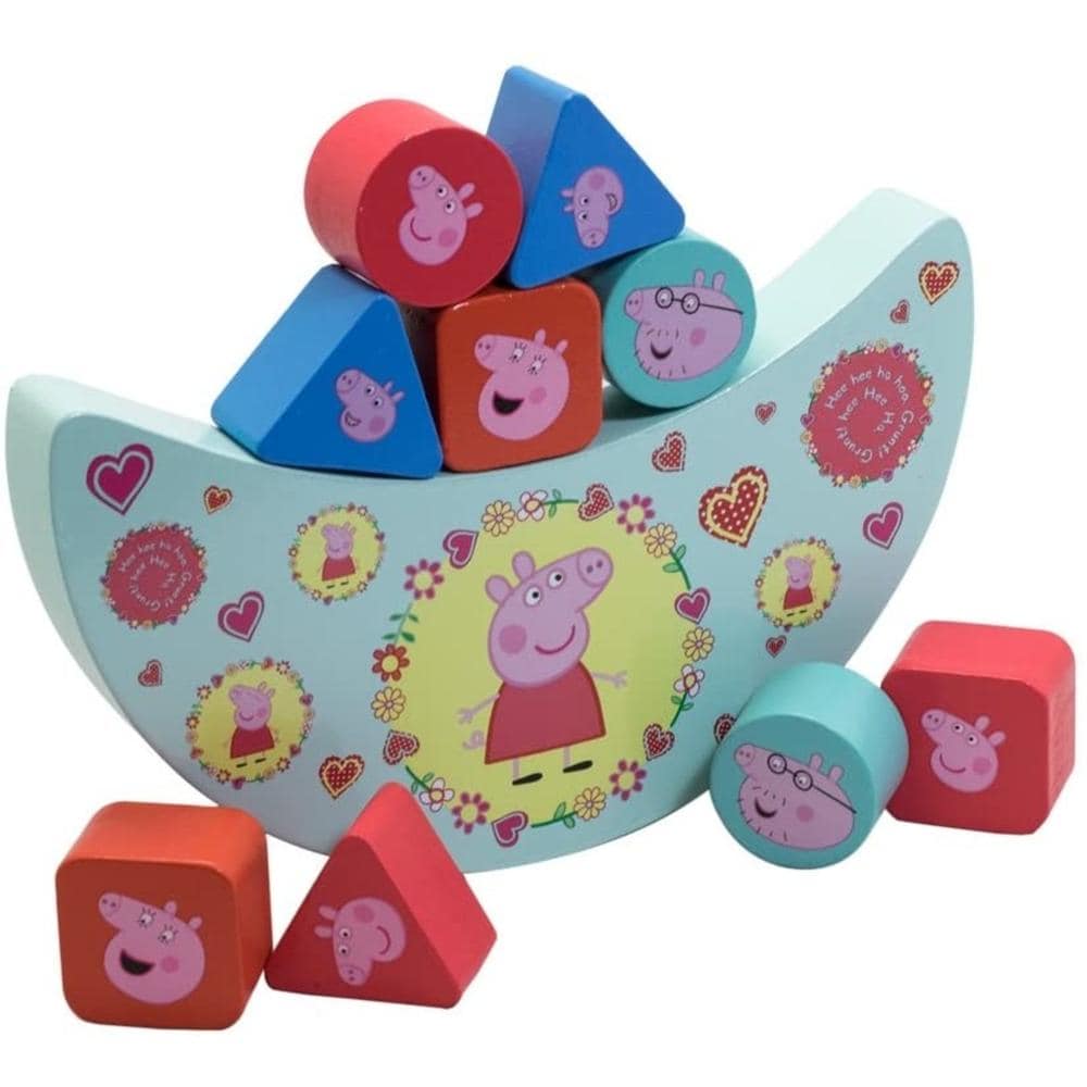 Juego De Equilibrio Peppa Pig Madera Infantil Coppel