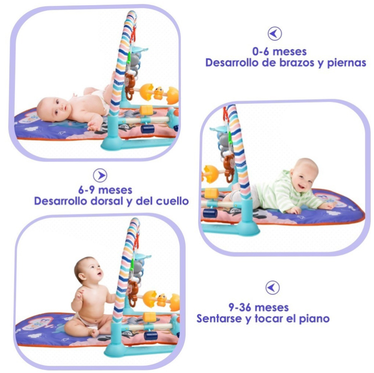 Foto 4 pulgar | Gimnasio Piano Musical Tapete Juegos Para Bebés 0-36 Meses