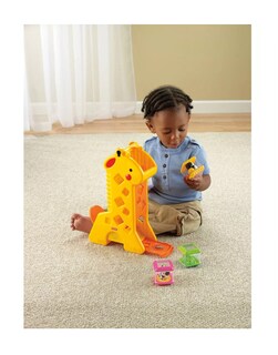 Foto 2 | Juguete para Bebés Fisher-Price Peek-a-Blocks Jirafa