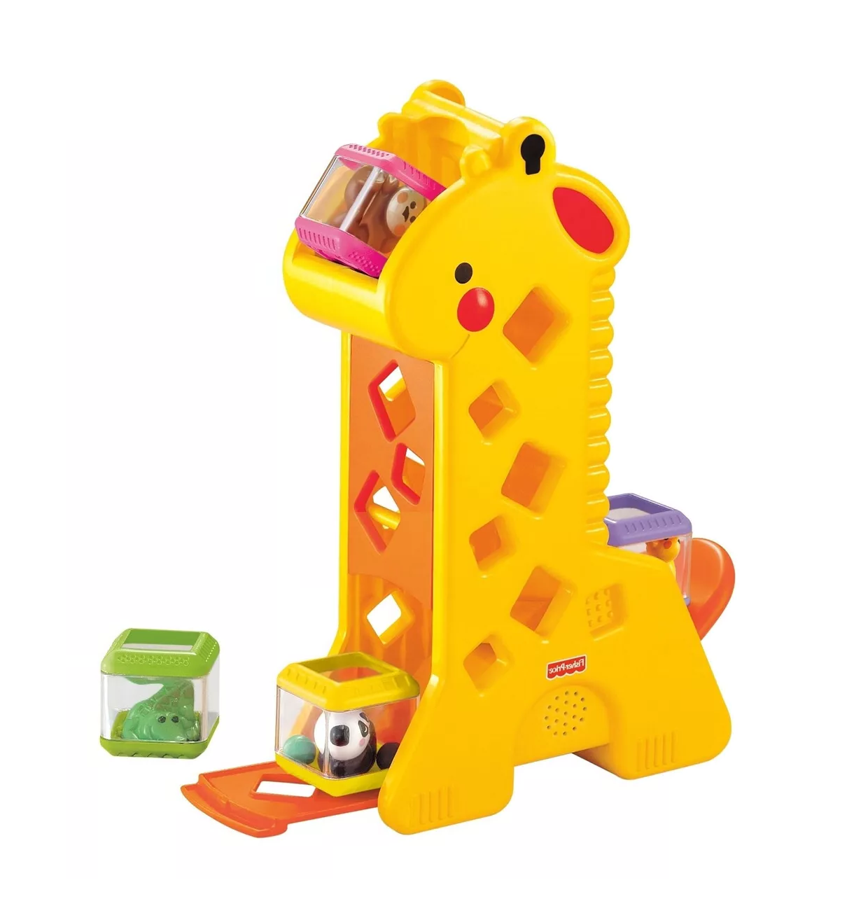 Foto 5 | Juguete para Bebés Fisher-Price Peek-a-Blocks Jirafa