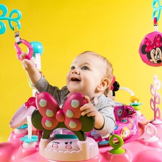Foto 4 | Brincolín Bright Starts Peekaboo Minnie Multiactividades con Luz