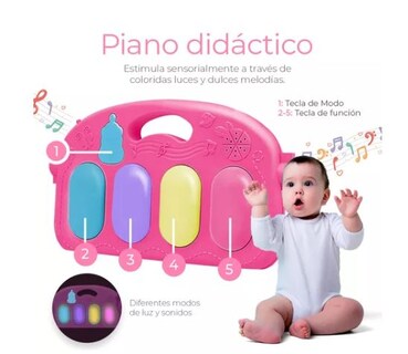 Foto 2 | Gimnasio Piano Musical para Bebés