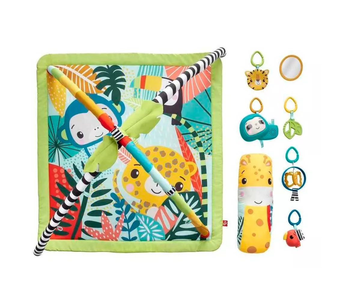 Foto 2 | Gimnasio Animalitos De Selva 3 En 1 Fisher-price Multicolor para Bebé