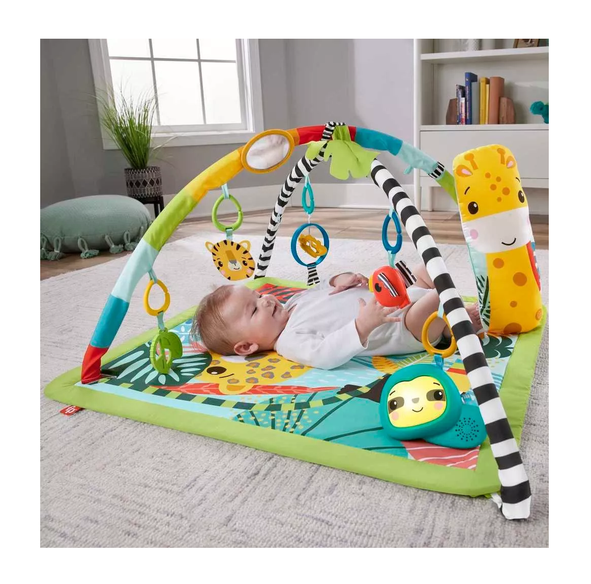 Foto 6 pulgar | Gimnasio Animalitos De Selva 3 En 1 Fisher-price Multicolor para Bebé