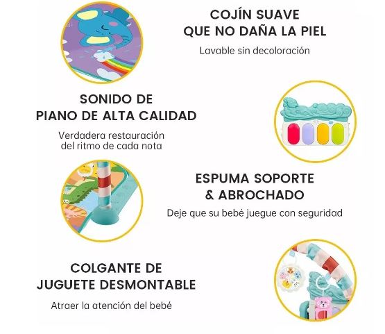 Foto 4 pulgar | Centros de Actividades Wünd Multicolor para Bebé