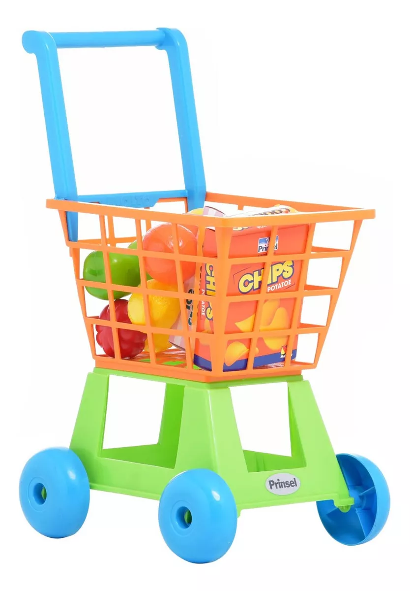 Foto 2 pulgar | Carrito de Supermercado Prinsel Trolley con Accesorios