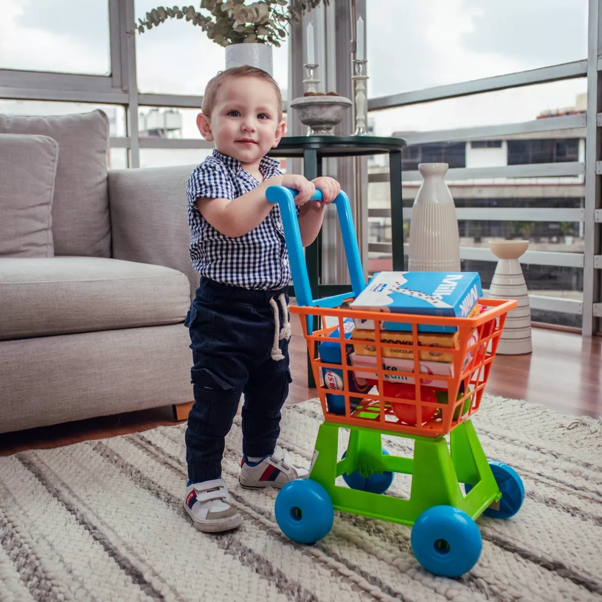 Foto 8 pulgar | Carrito de Supermercado Prinsel Trolley con Accesorios