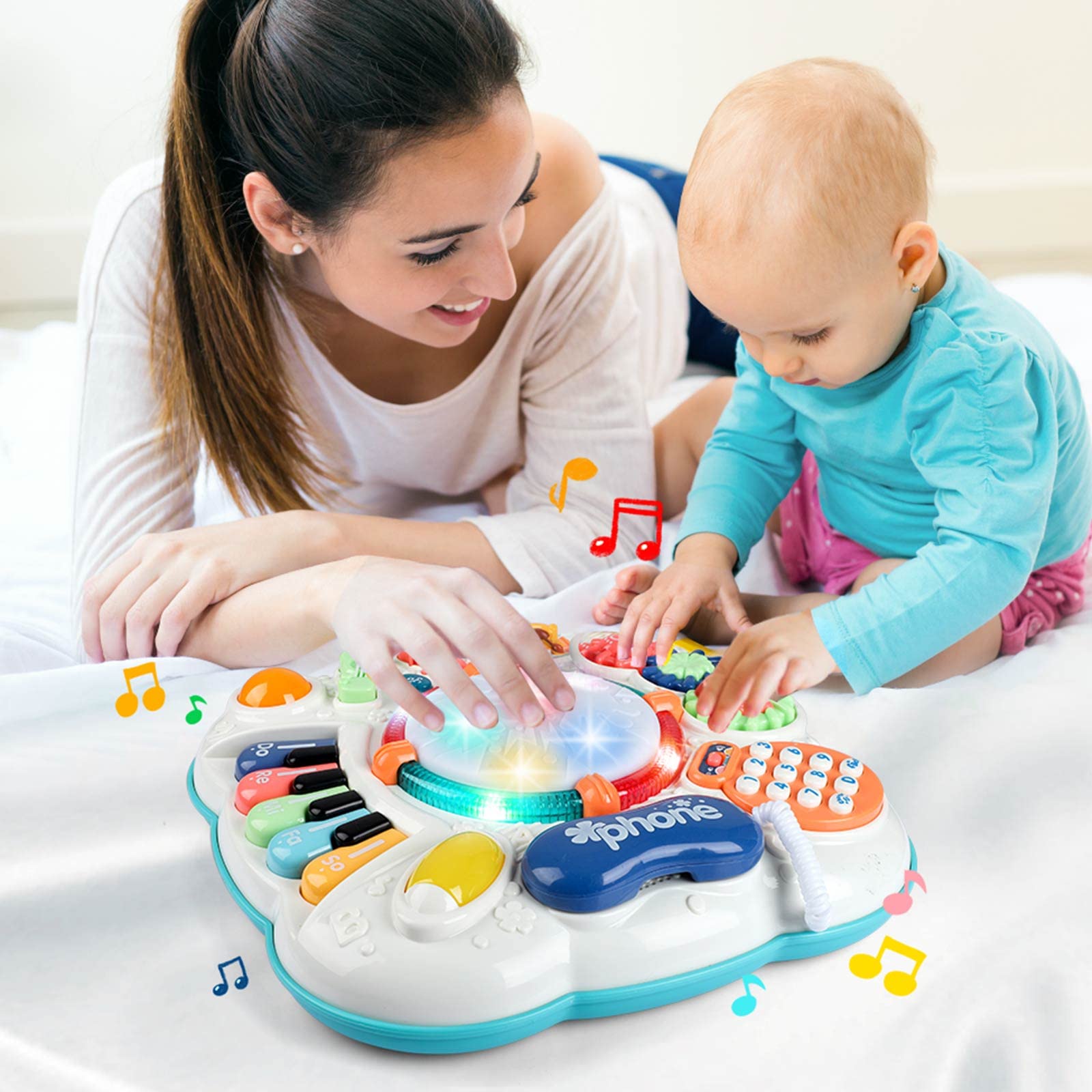 Foto 5 pulgar | Venta Internacional - Mesa Musical Baccow Learning para Bebés de 6 a 18 Meses