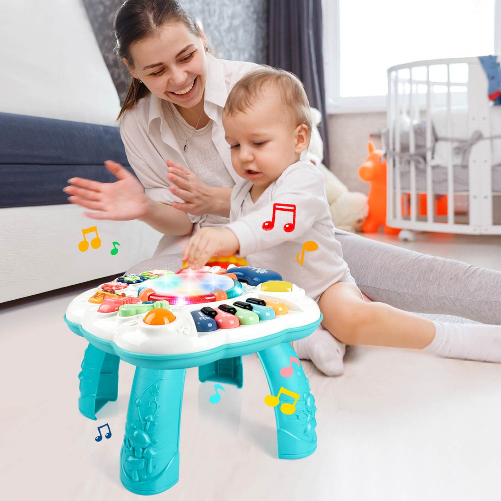 Foto 7 | Venta Internacional - Mesa Musical Baccow Learning para Bebés de 6 a 18 Meses