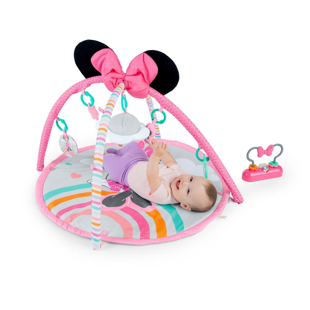 Foto 3 pulgar | Gimnasio de Actividades Bright Starts Minnie Mouse Rosa