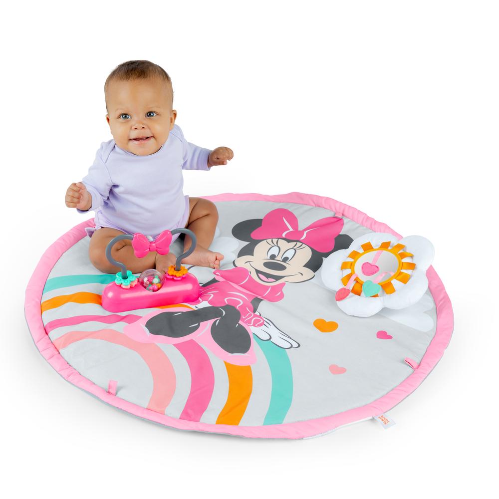 Foto 4 pulgar | Gimnasio de Actividades Bright Starts Minnie Mouse Rosa