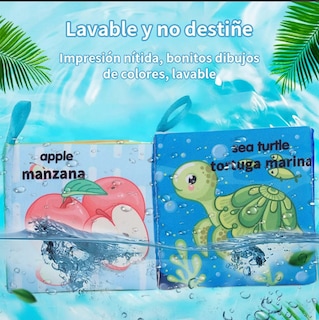 Foto 3 | Libros Bebe Texturas Educativo 6pzas T
