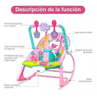 Foto 2 | Silla Mecedora iBaby con Sonido