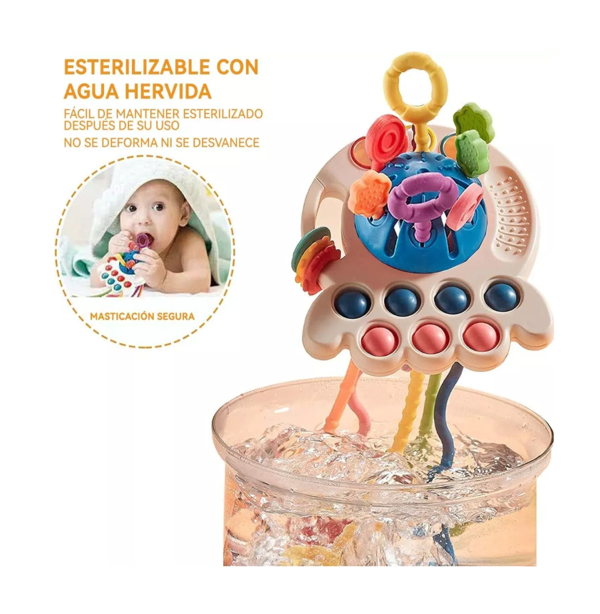 Foto 4 pulgar | Juguete Sensorial Belug Infantil