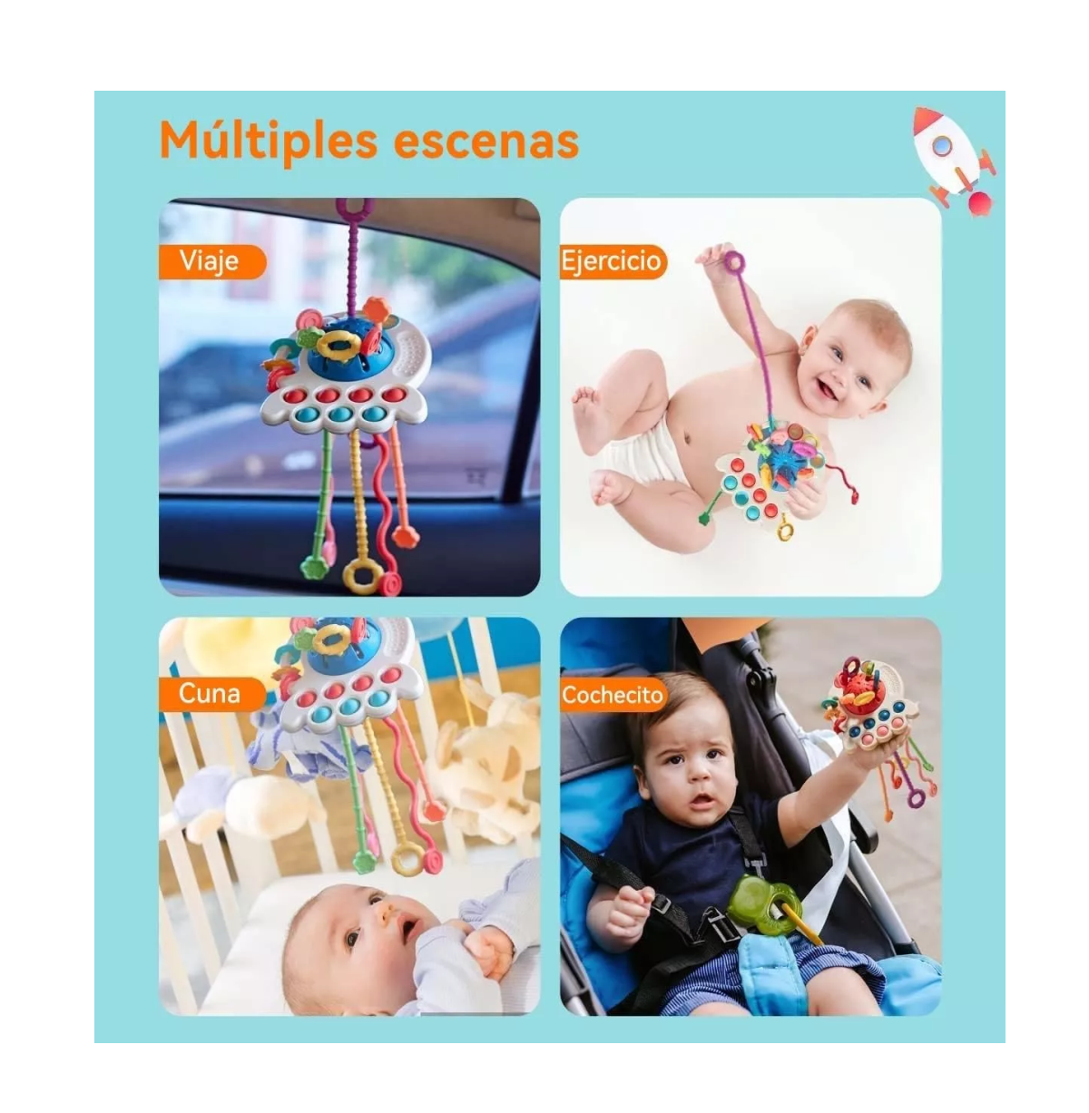 Foto 5 pulgar | Juguete Sensorial Belug Infantil