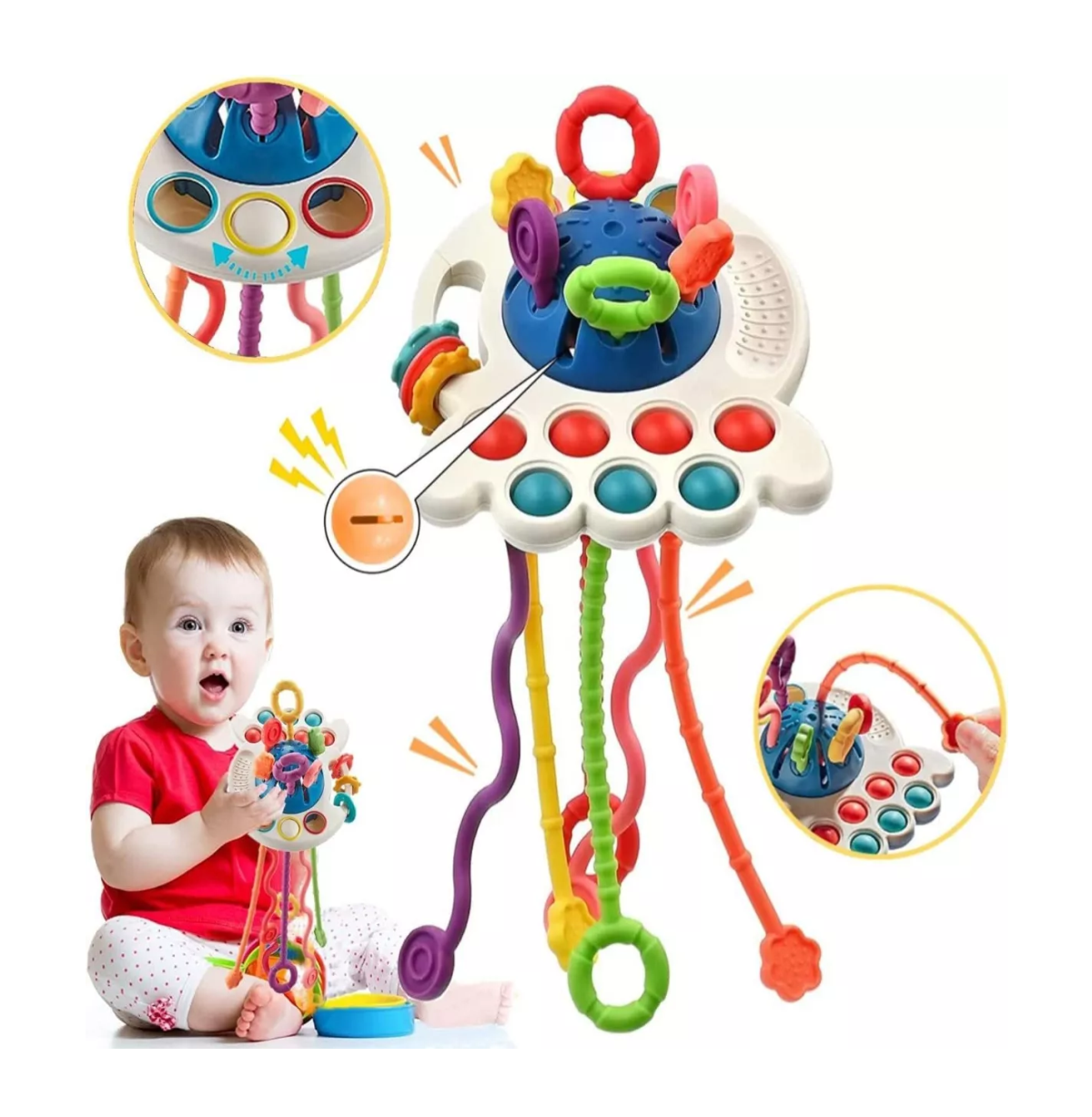 Foto 6 pulgar | Juguete Sensorial de Silicona para Niños