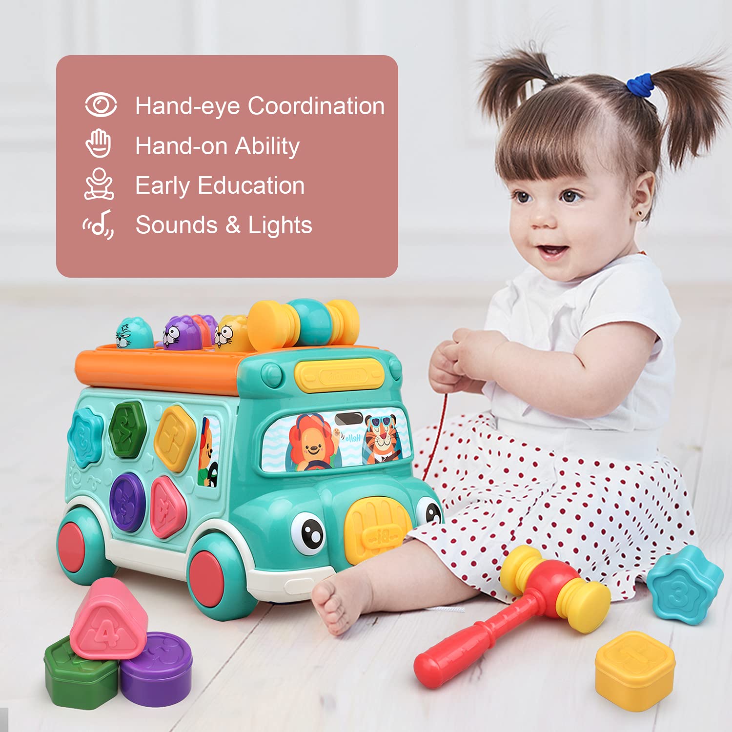 Foto 3 pulgar | Juguete Toy Bus con Sonido y Luz - Venta Internacional