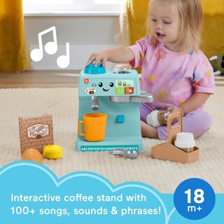 Foto 2 | Cafetera de Juguete Fisher-price Laugh & Learn para Niños Pequeños - Venta Internacional