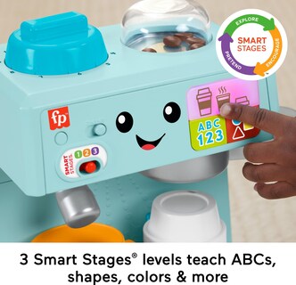Foto 3 | Cafetera de Juguete Fisher-price Laugh & Learn para Niños Pequeños - Venta Internacional