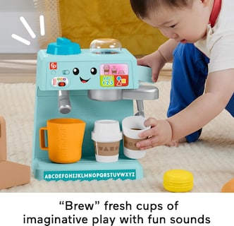 Foto 4 | Cafetera de Juguete Fisher-price Laugh & Learn para Niños Pequeños - Venta Internacional