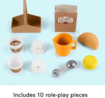 Foto 5 | Cafetera de Juguete Fisher-price Laugh & Learn para Niños Pequeños - Venta Internacional