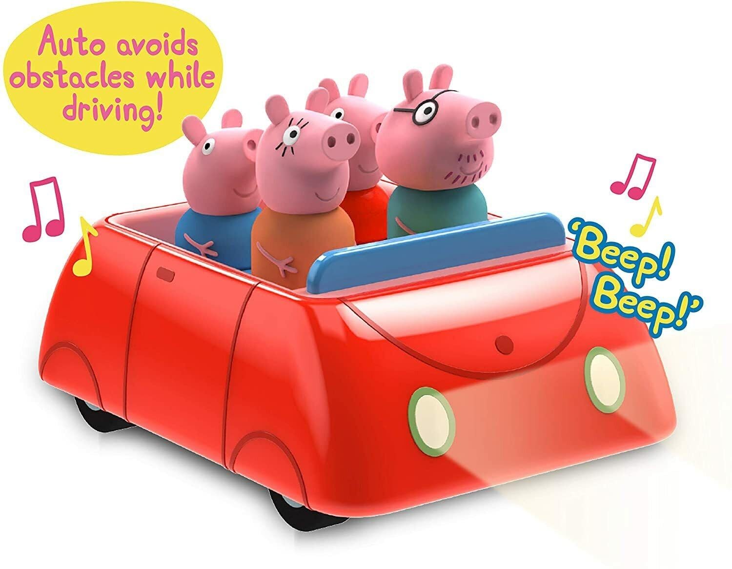Foto 4 pulgar | Coche Interactivo para Preescolar Peppa Pig Clever Con Luces - Venta Internacional