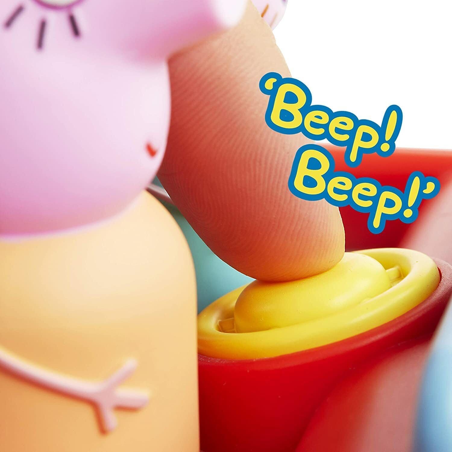 Foto 4 | Coche Interactivo para Preescolar Peppa Pig Clever Con Luces - Venta Internacional