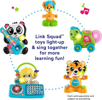 Foto 5 | Juguete Didáctico Fisher-price Link Squad Jam & Count Panda - Venta Internacional