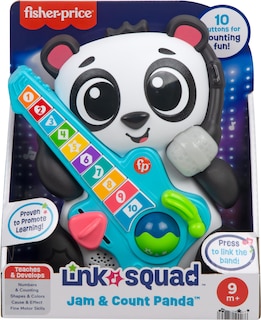 Foto 6 | Juguete Didáctico Fisher-price Link Squad Jam & Count Panda - Venta Internacional