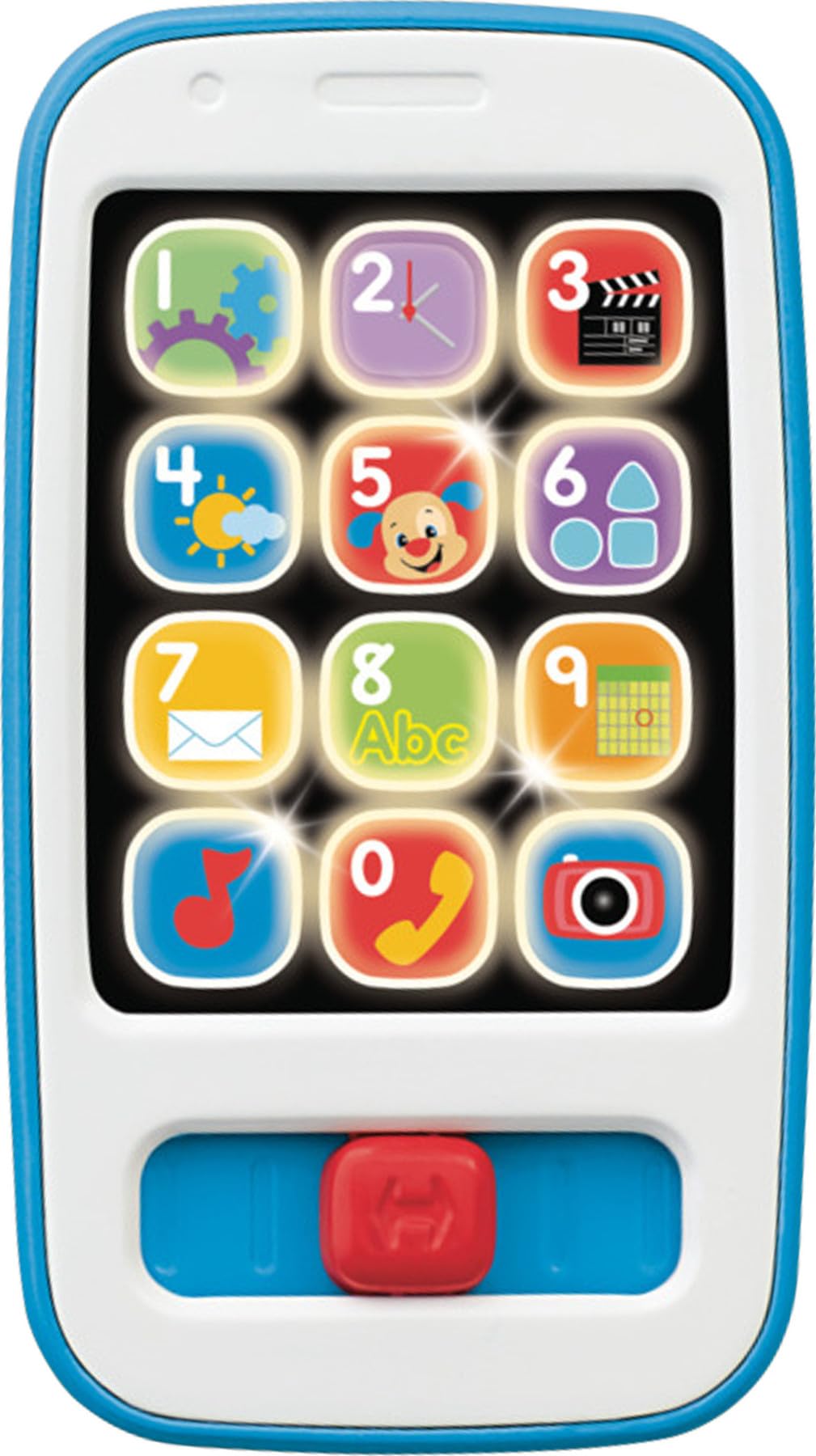 Teléfono Inteligente Toy Fisher-price Azul Con Más De 30 Canciones De 6 A 36 Meses - Venta Internacional.