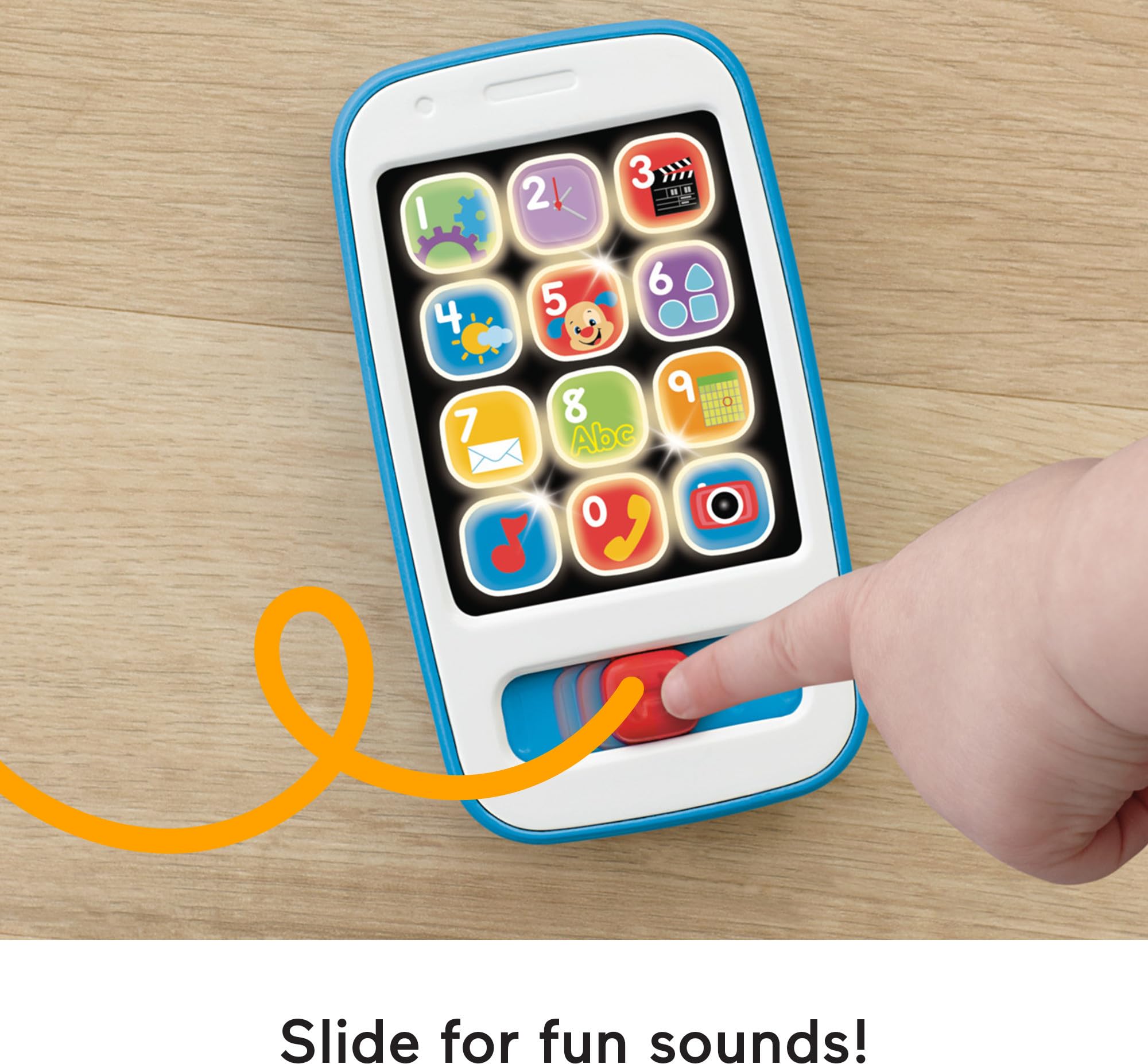 Foto 5 pulgar | Teléfono Inteligente Toy Fisher-price Azul Con Más De 30 Canciones De 6 A 36 Meses - Venta Internacional.