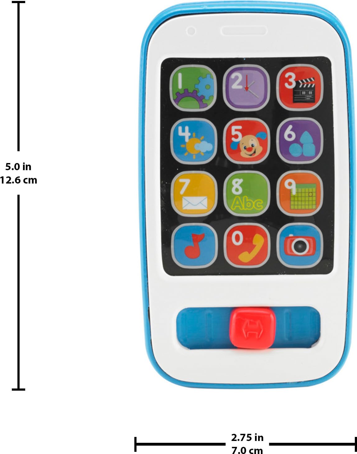 Foto 6 pulgar | Teléfono Inteligente Toy Fisher-price Azul Con Más De 30 Canciones De 6 A 36 Meses - Venta Internacional.