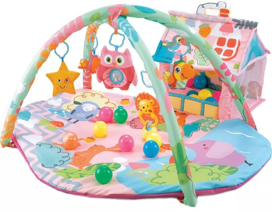 Gimnasio para Bebe  Starkids Happy Space Casita Rosa $856