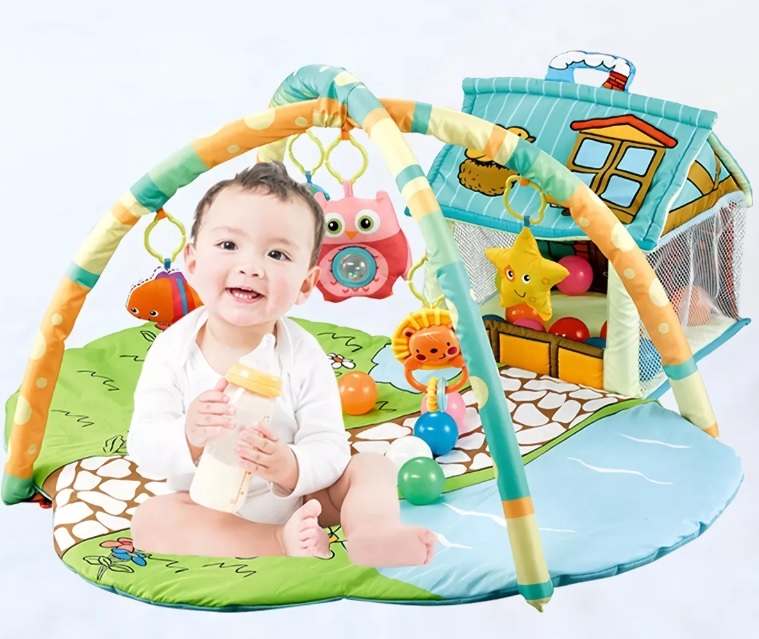 Foto 3 pulgar | Gimnasio para Bebe Starkids Happy Space Casita Verde