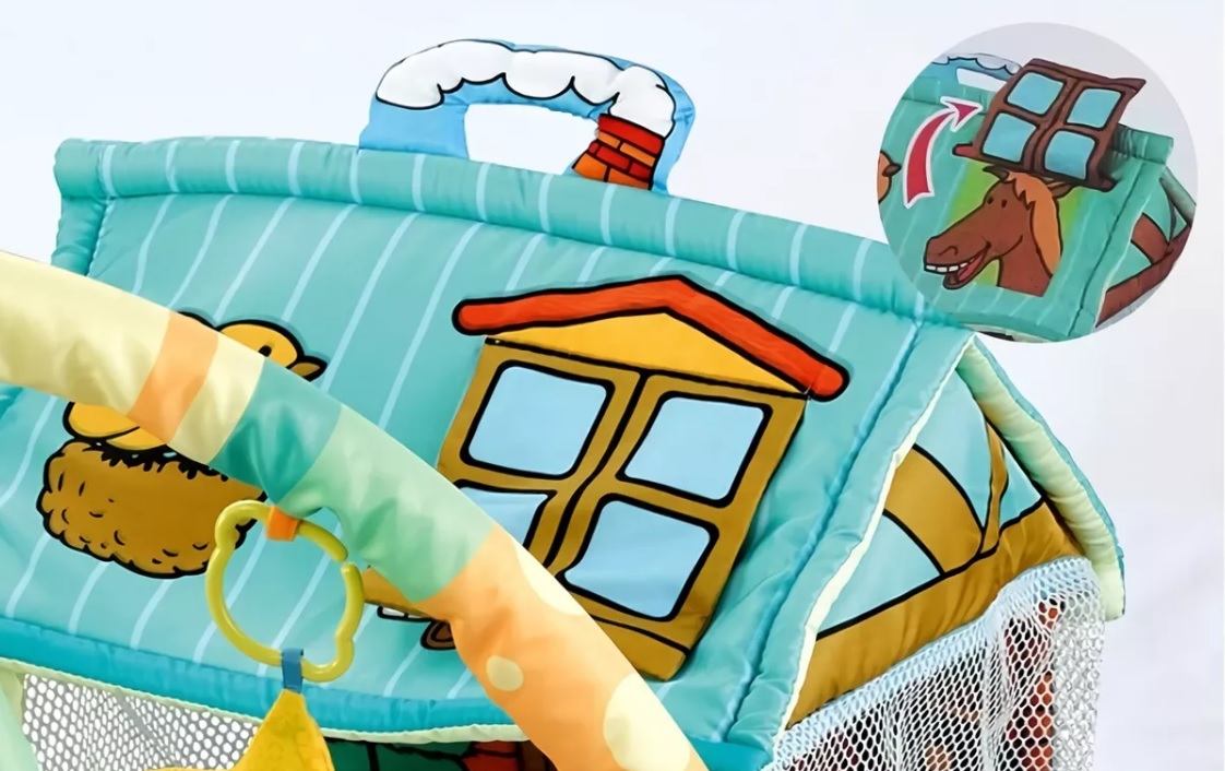Foto 5 pulgar | Gimnasio para Bebe Starkids Happy Space Casita Verde