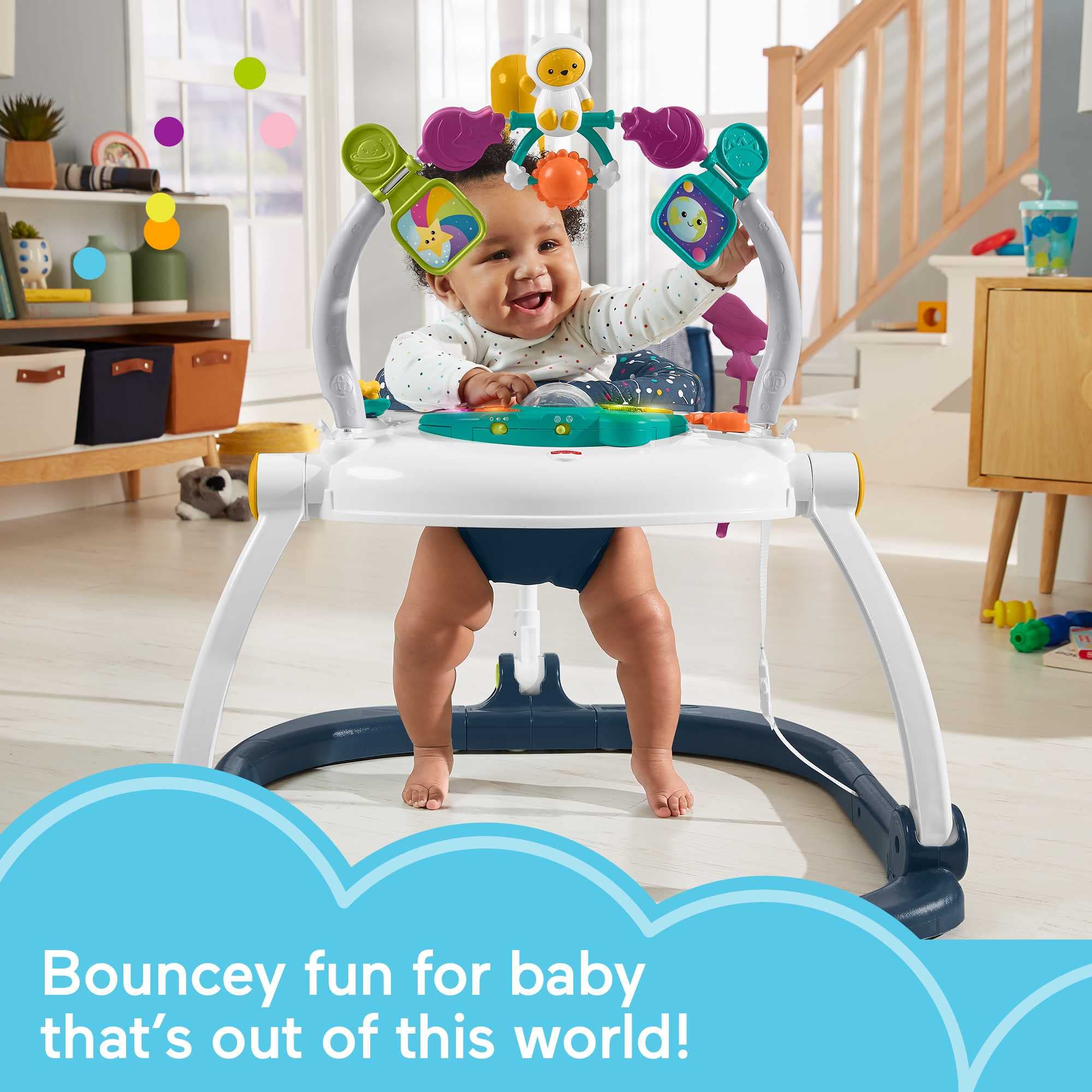 Foto 4 pulgar | Hamaca Y Centro De Actividades Para Bebés Fisher-price Jumpe - Venta Internacional.