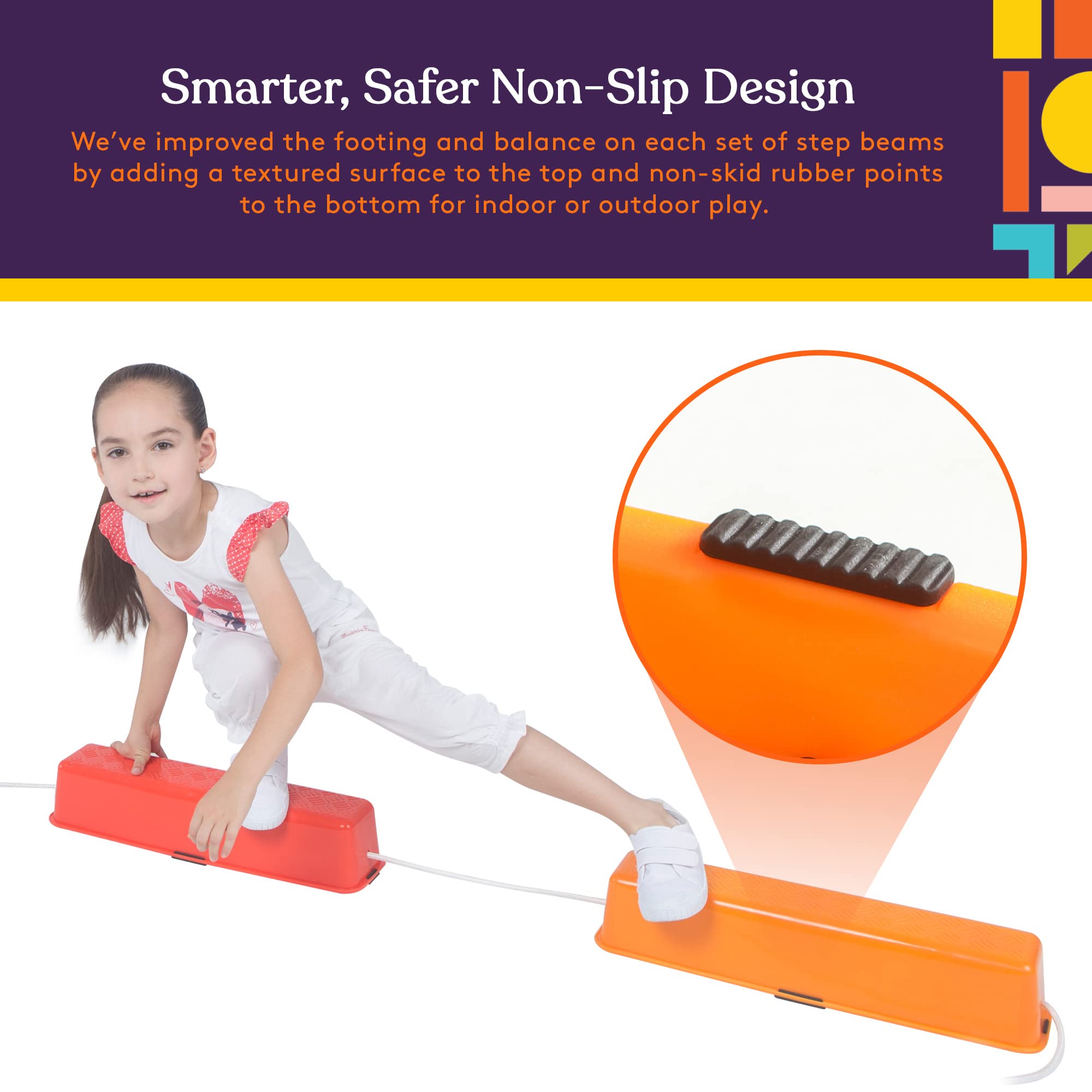 Foto 4 pulgar | Juego De 8 Barras De Equilibrio Stepping Stones Special Supplies Para Niños - Venta Internacional.