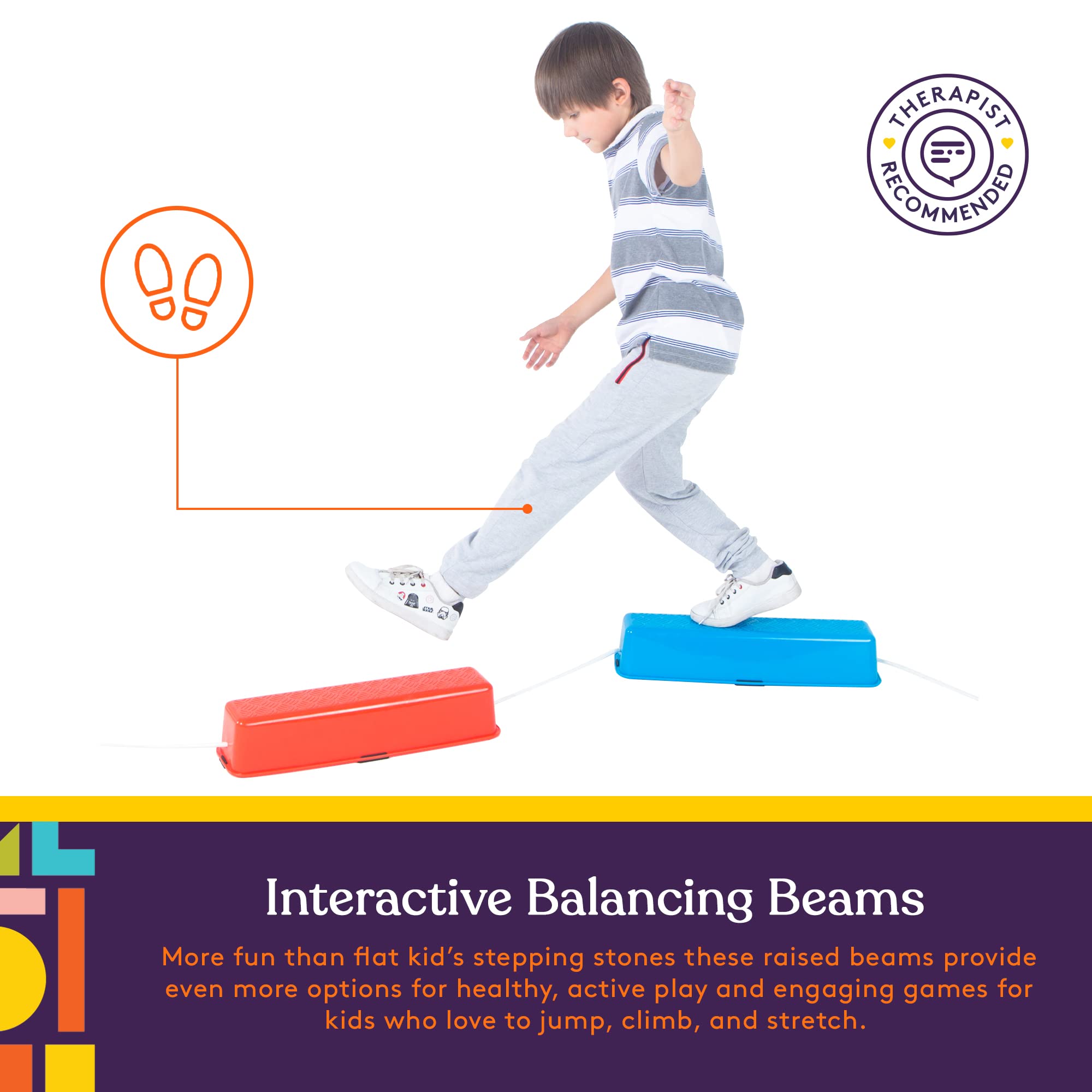 Foto 5 pulgar | Juego De 8 Barras De Equilibrio Stepping Stones Special Supplies Para Niños - Venta Internacional.