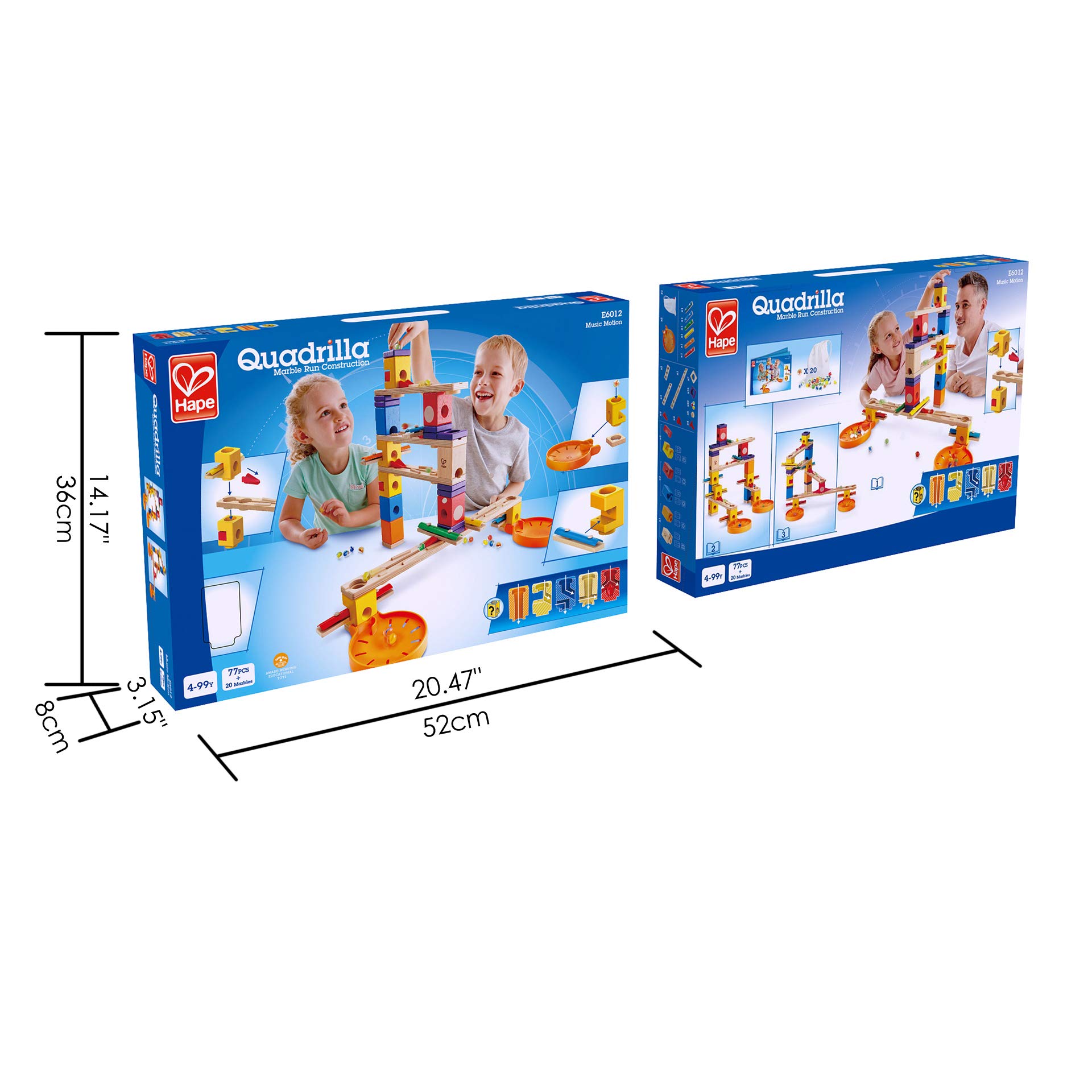 Foto 6 | Juguete De Construcción Marble Run Hape Quadrilla Music Motion - Venta Internacional.