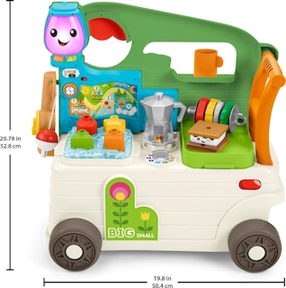 Foto 7 | Camper Walker Laugh & Learn De Toy Fisher-price 3 En 1 Para Llevar - Venta Internacional.