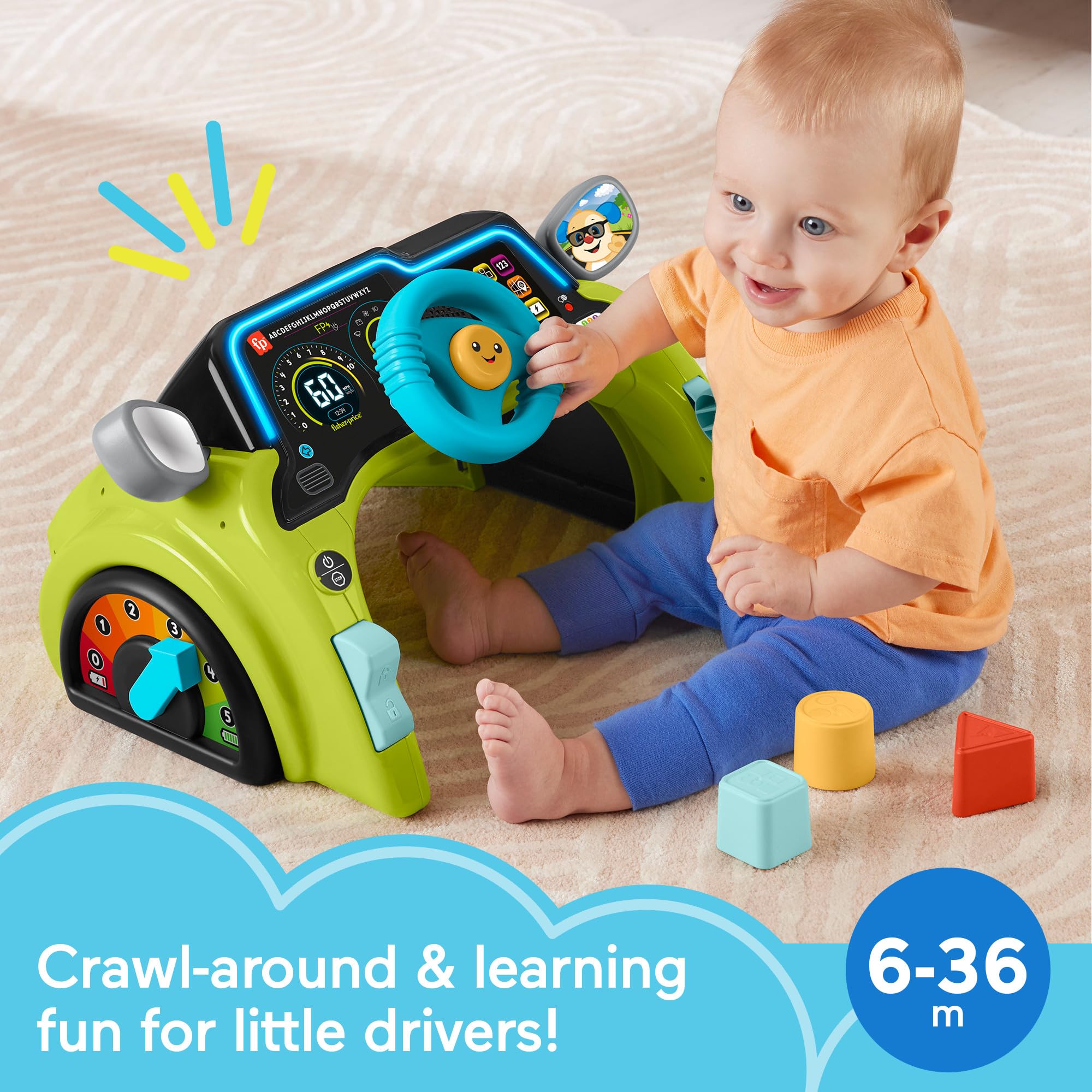 Foto 3 pulgar | Juguete Didáctico Fisher-price Laugh & Learn Sit & Steer Driver - Venta Internacional.