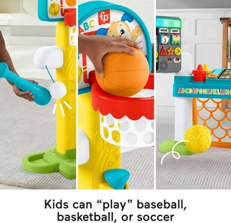 Foto 3 | Juguete Educativo Para Niños Pequeños Fisher-price Laugh & Learn 4 En 1 - Venta Internacional.