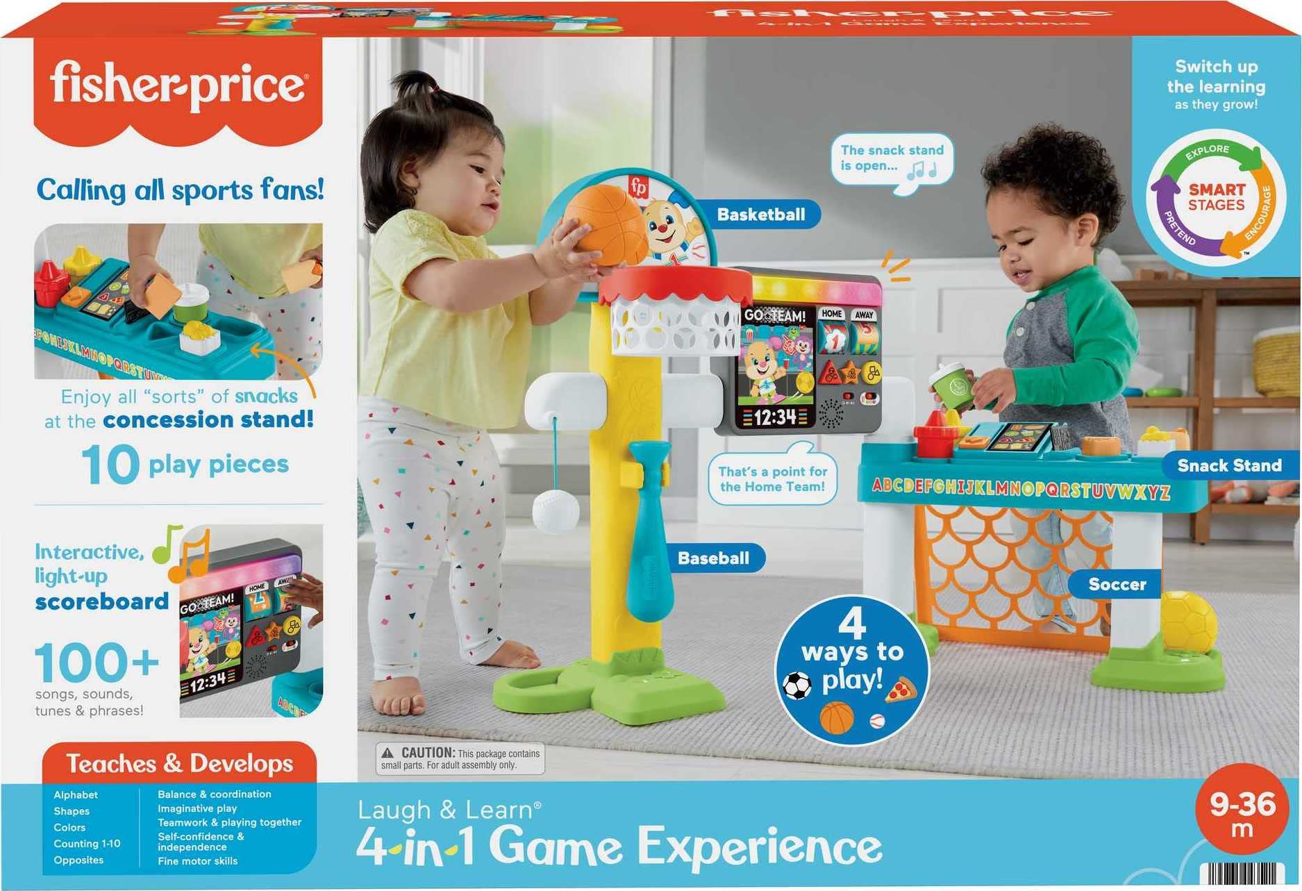 Foto 7 pulgar | Juguete Educativo Para Niños Pequeños Fisher-price Laugh & Learn 4 En 1 - Venta Internacional.