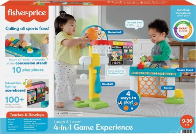 Foto 6 | Juguete Educativo Para Niños Pequeños Fisher-price Laugh & Learn 4 En 1 - Venta Internacional.