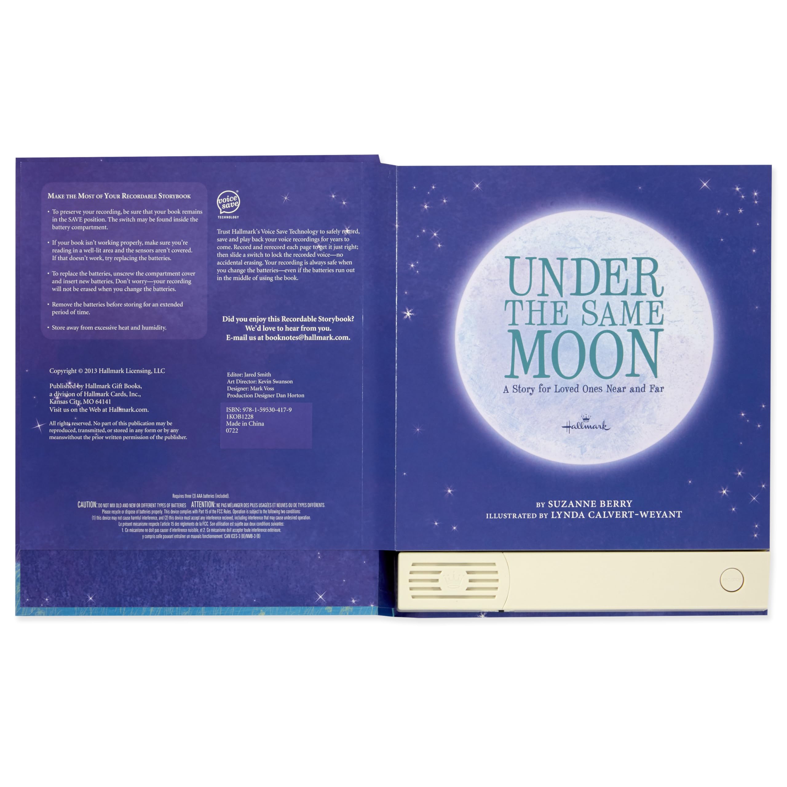 Foto 6 pulgar | El Sello Distintivo De Un Libro De Cuentos Grabable Bajo La Misma Luna - Venta Internacional.