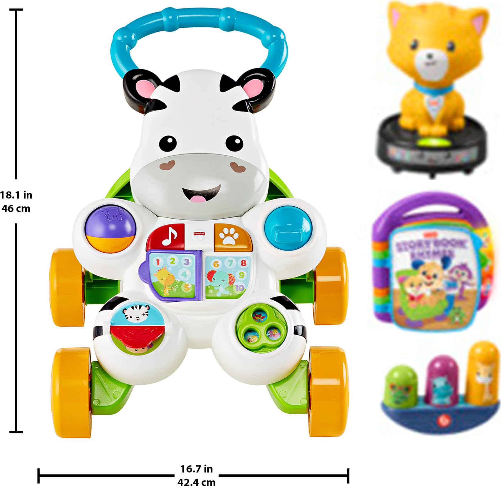 Foto 7 pulgar | Juega A Let's Walk & Talk De Kit Fisher-price Durante Más De 9 Meses - Venta Internacional.