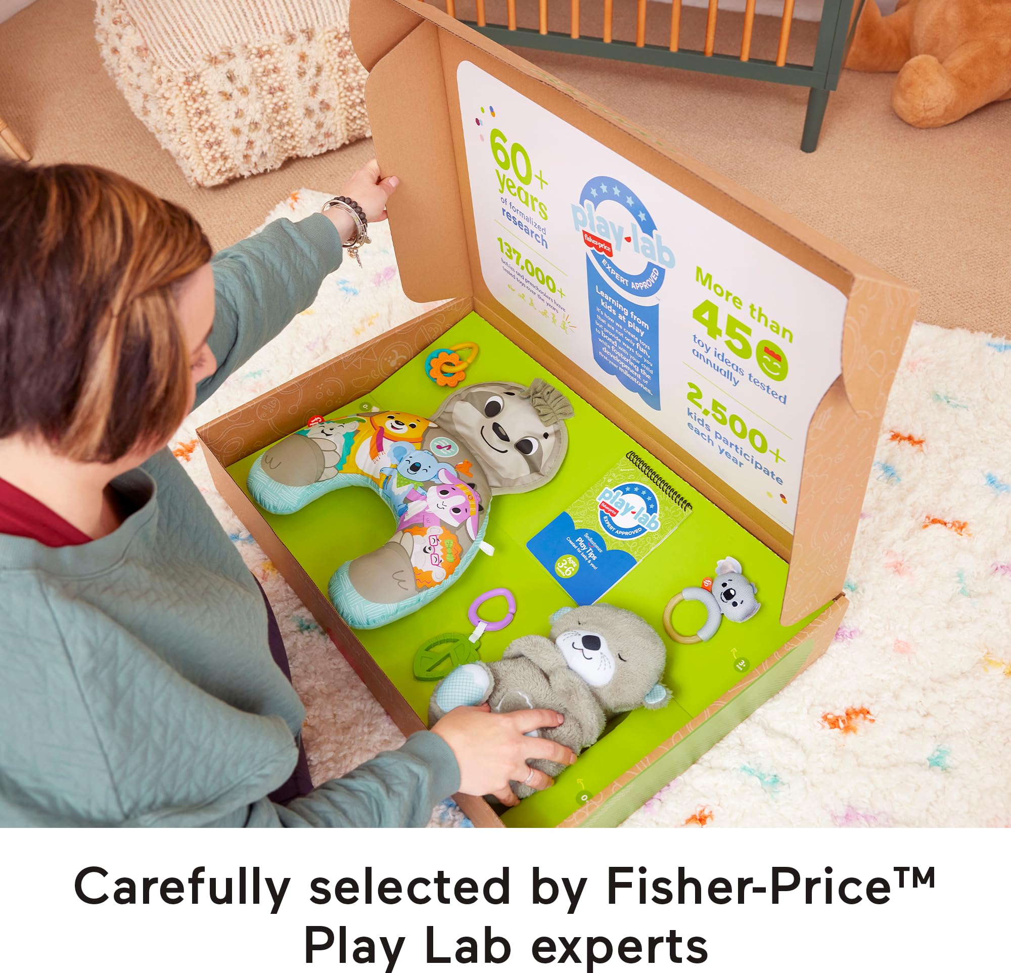 Foto 4 pulgar | Kit De Juegos Para Bebés Fisher-price Let's Try Tummy Time Durante Más De 3 Meses - Venta Internacional.