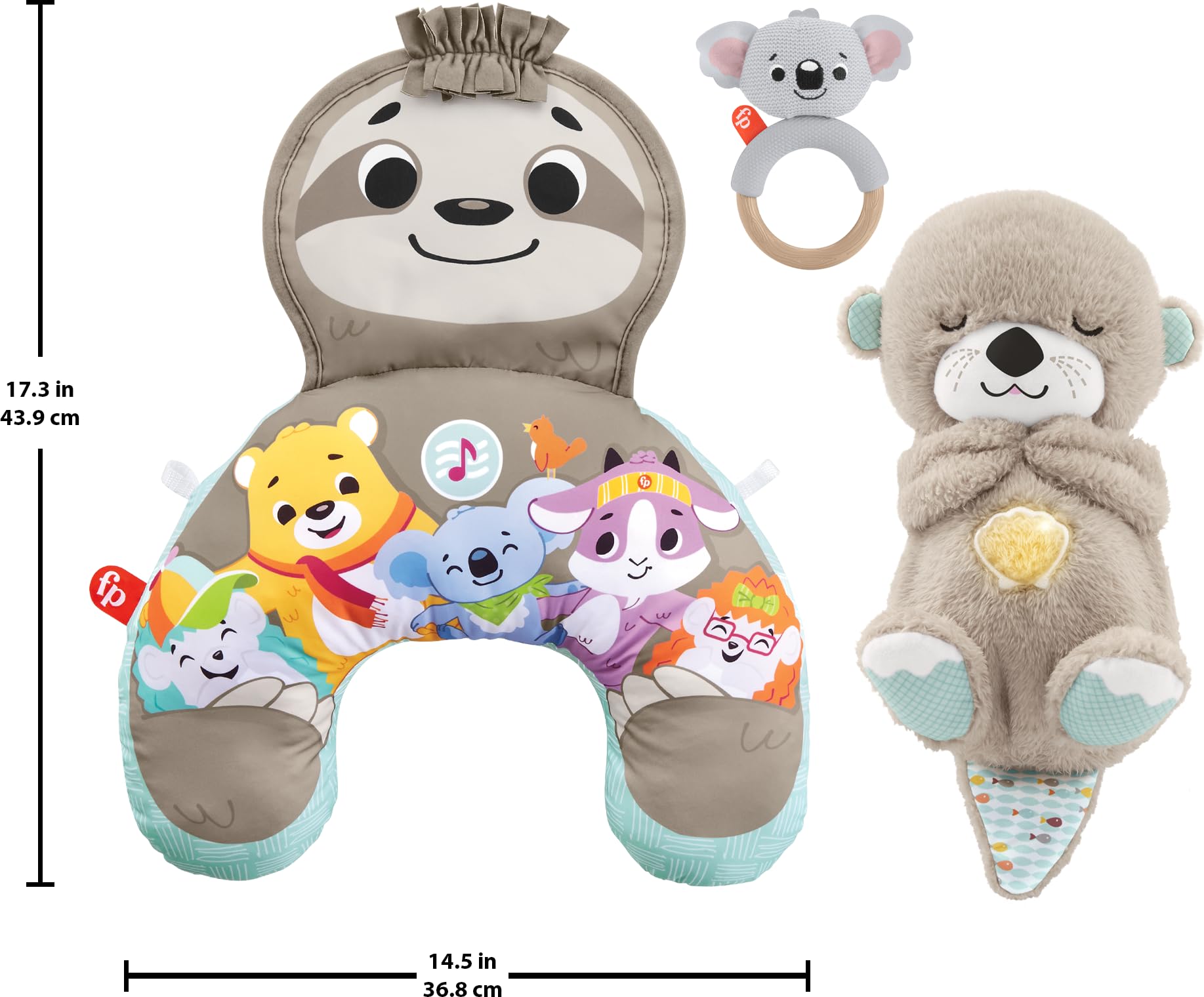 Foto 7 pulgar | Kit De Juegos Para Bebés Fisher-price Let's Try Tummy Time Durante Más De 3 Meses - Venta Internacional.