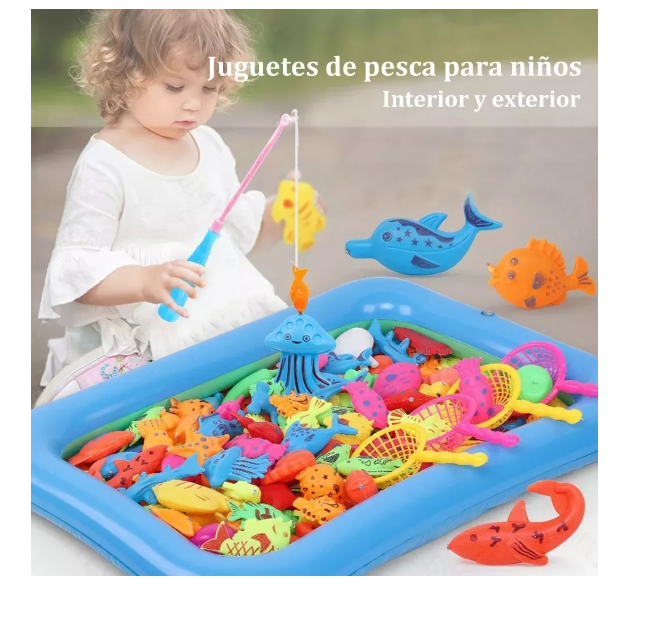 Foto 4 pulgar | Juguete De Juego De Pesca Wünd  Piscina Para Niños Pequeños 41pz